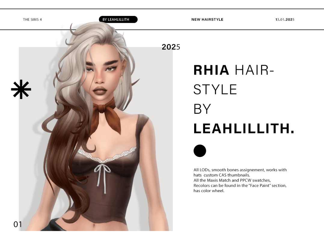 Прическа Rhia Hairstyle